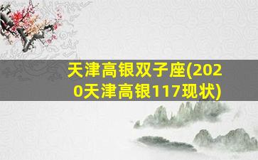 天津高银双子座(2020天津高银117现状)